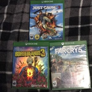 Xbox games used but in good condition